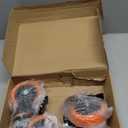 4 inch Stem Caster Wheels 2000lbs, Threaded Stem Casters Set of 4 Heavy Duty,3/8"-16 x 1(Stem Diameter 3/8", Stem Length 1"), Safety Dual Locking Caster, Industrial Castor Wheels for Cart,Furniture