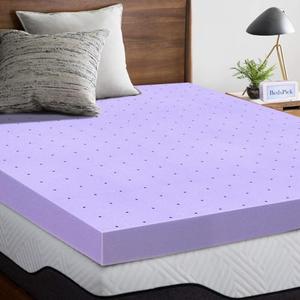 Mattress Topper 74"x37" Inch, Twin Memory Foam, 2 Inch Gel Mattresses Pad Twin for Back Pain Relief, Plush College Dorm Bed Toppers for RV, Camp, Couch, Bunk and Hospital