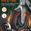 BANGTING 2PCS Upgrade 50/75-6.1 Scooter Off-road Solid Tires, 8.5x2 inches Tires Tubeless for Gotrax GXL V2/XR/APEX, 8 1/2 x2 Tire Replacement for Hiboy S2, Xiaomi 3 Lite/3/Pro 2/1s/M365