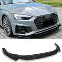 3pcs Front Bumper Lip Spoiler for Audi A5 S5 8W6 2021-2024