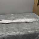 LBRO2M Sherpa Fleece Bed Blanket King Size Super Soft Fuzzy Plush Warm Cozy Fluffy Microfiber Couch Throw Velvet Double Reversible Luxurious Blankets,Grey