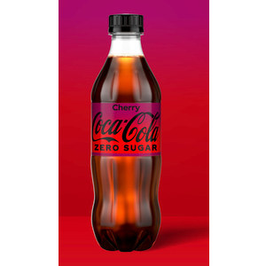 Coca-Cola Zero Sugar Cherry Diet Soda Soft Drink, 16.9 fl oz, 24 Pack, BBD: FEB 02, 2026