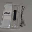 Alociaga Bling Metal Band Compatible for Galaxy Watch Bands 7 6 5 4 40mm 44mm/Watch 6 4 Classic/Watch 5 Pro/Active 2, 20mm Women Clover Bracelet with Rhinestone