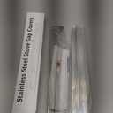 Stove Gap Covers Stainless Steel Stove Gap Filler,13.8'' to 27.5'' Adjustable Length (2PCS),Oven Stove Side Gap Guards Between Stove top and Counter for Kitchen,Range Trim Kit,Heat Resistant,Silver