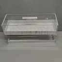 Acrylic Rectangular Cake Tray - Multifunctional Cake Stand with Cover Lid (2PCS)