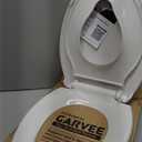 Toilet Seat, Elongated Toilet Seat with Toddler Seat Built in, Potty Training Toilet Seat Elongated Fits Both Adult and Child, with Slow Close and Magnets- Elongated (White)