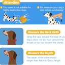 Dog Cone Collar to Stop Licking: Soft Mesh Recovery Collar After Surgery with Detachable Pad, Elizabeth Cone Alternative for Large Medium, Small Dogs, Normal Eating and Drinking (XL, Jet Black) (Black, XL)