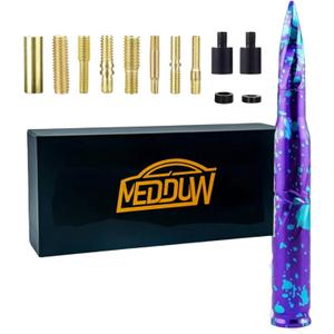 5.5inch Colorful Colors Black Bullet Antenna Replacement for Various car Models,Dodge, Chevrolet, Raptor Truck Antenna Accessories (Purple)