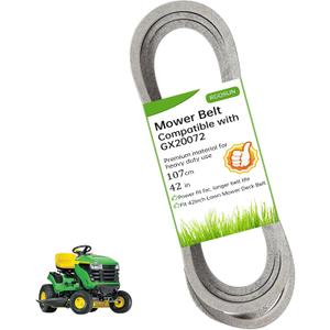 42 inch Lawn Mower Deck Belt Compatible with John Deere GX20072 GY20570,Deck Drive Belt Compatible with L 100 130 1742 D100 D110 D120 D130 X110 X125 X145 E100 E110 E120