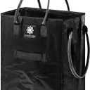 Reusable Grocery Bag with Wheels - Foldable Rolling Tote, Zipper Closure, Heavy-Duty, Eco-Friendly, Carry Up to 70Lbs - Perfect for Shopping, Laundry, Sports Schlepping, and More!