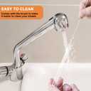 3 x 8Pack Replacement Straws for Stanley 40oz 30oz 20oz 14oz Tumbler, Airboat Reusable Clear Straws Compatible with Stanley Adventure Quencher Travel Mug Cup, Plus Cleaning Brush