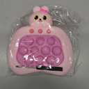 Rabbit Pop Fidget Game Toys, Light Up Fidget Toy with 1 Min Auto-Off Easter Bunny Electric Pop Bubble Game Controller Handheld Sensory Toys Birthday Christmas Easter Gifts for Kids