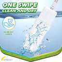 VENETIO Bluefish Hands-Free Squeeze and Spray 2-in-1 Floor Mop System with Reusable Washable Microfiber Pads Set, Refillable Sprayer, Wet & Dry Cleaning Kit for Tile, Laminate, Hardwood - Home Plus