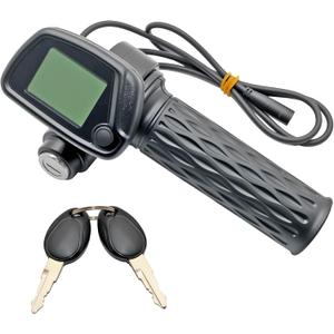 48V Speedometer Throttle Grip & LCD Display  Fits Tuttio/Tutti Soleil01 Throttle (Without M Button)  Digital Gauge Cluster Assembly with Real-Time Monitoring