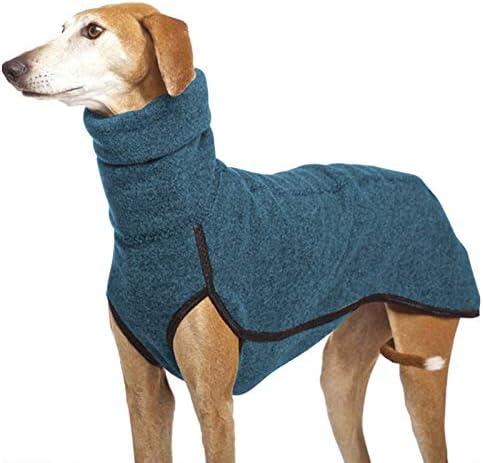 Esobo Fleece Dog Apparel Winter Warm Dog Coat Doggie Turtleneck Cozy Jacket Soft Shirt Vest Stylish Pet Outfits for Small Medium Large Dogs,Demage