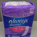 Always Discreet Adult Incontinence Pads for Women, Heavy Absorbency, Long Length, Postpartum Pads, 39 Count