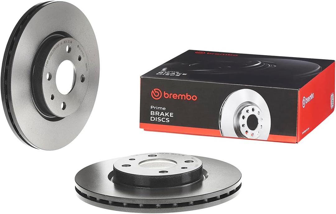 Brembo 09.5843.11 UV Coated Pillar Vented Front Brake Rotor ALFA ROMEO/CHRYSLER/CITRON/FIAT/LANCIA/PEUGEOT OE# 46401356