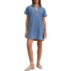 Velvet by Graham & Spencer Women's Delana Denim Dress (Blue, M)