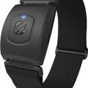 Scosche Rhythm R+2.0: Advanced Waterproof & Dustproof Heart Rate Monitor Armband with ANT+ & BLE Bluetooth Smart for Accurate Workout Tracking Compatible with Smartphones, Wahoo, Peloton, NordicTrack (Black)