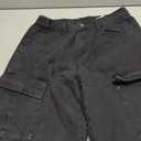 EMMIOL 203 Cargo Baggy Jeans for Men, Pants Wide Leg, Relaxed Loose Fit Denim Y2K Straight Leg Streetwear Vintage (Small, Black)