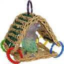 Super Bird Creations SB881 Seagrass Tent, Small/Medium Bird Size, 8 x 7 x 8