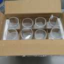 Le'raze Collins Everyday Drinking Glasses Set of 16 Drinkware Kitchen Glasses for Cocktail, Iced Coffee, Beer, Ice Tea, Wine, Whiskey, Water, 8 Tall Highball Glass Cups & 8 Short Old Fashioned.