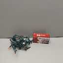 Warm Multi Color Christmas Lights - 6.3 ft String of 35 Incandescent Mini Bulbs Multifunctional Lighting Modes, for Decorative, Bedroom, Outdoor, Xmas Twinkle Tree Lights with Green Wire Total 6.6 ft