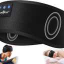 MUSICOZY Sleep Headphones Wireless, Bluetooth 5.4 Headband Sports Sleeping Headphones Eye Mask Earbuds Breathable Music Headband Perfect for Workout Running Travel Yoga (Waffle)