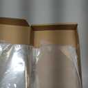 Hoolerry 100 Set Open House Gift Real Estate Agent Supplies Popcorn Bag with Tag Open House Supplies Thanks Tag Business Card Thank You for Popping by Candy Bag for Estate Agent Favors (Brown)