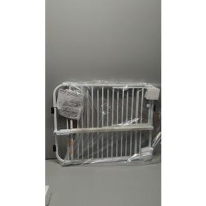 Carlson Lil Tuffy Metal Expandable Gate White, 38 x 1 x 18