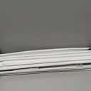 LazBlinds No Drill Cordless Roman Shades, 31'' W x 64'' H, White-Grey