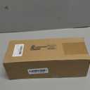 Leinuosen 5 Pcs Glitter Starburst Christmas Ornaments Include 4 Pcs 8'' Exploding Star Hanging Tree Ornament with a Large 13.7'' Starburst Christmas Tree Topper Xmas Holiday Tabletop Decor(Gold)