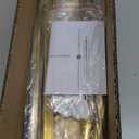 Gold Hardwired LED Wall Sconce Set of 2, Remote Control Wall Lamp for Bedroom Modern Dimmable Wall Light for Bedroom Living Room Foyer 15W