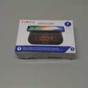 Timex Bedside Wireless Charging Dual Alarm Clock, with Large LED Display, Dimmer, Snooze bar and Battery Backup (TW300)- Perfect for Bedside Tables