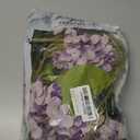 Kisflower Purple Hydrangea Artificial Flowers - 6pcs Faux Hydrangea Flowers, Fake Flowers for Table Centerpiece, Silk Hydrangea Flowers with Stems for Home Wedding Party Decor