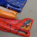 3 Pack Foam Airplane Launcher Toy with 3 DIY Stickers, 12.6" Glider Led Plane, Catapult Plane Boy Toys, Outdoor Sport Flying Toys for Kids Birthday Gifts for 4 5 6 7 8 9 10 11 12 Year Old Boys Girls (Red&orange&blue)