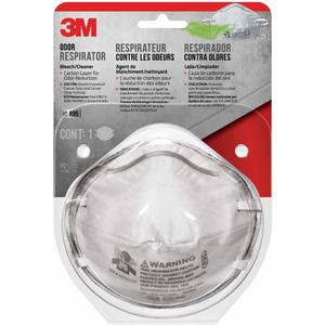 3M 8246 Household Cleanser Odor Respirator,R95 Non-Valved, Disposable Respirator, 1-Pack