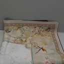 Vintage Chinoiserie Cherry Blossom Mahjong Mat 31.5 x 31.5 in, Cottagecore Botanical Floral Bird Anti Slip and Noise Reduction Game Table Cover for Mahjong Dominoes Card Board Tile Games