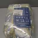 Cozyful Chunky Yarn for Hand Knitting - #10 Chunky Chenille Blanket Yarn, Jumbo Big Thick Chunky Yarns for Crocheting, Tie Dye Bulky Knit Yarns, 8 Skein (25 yds 8 oz Each Skein), Cream&Sage&Grey&Khaki