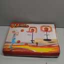 Indoor Basketball Hoop,Mini Tabletop Basketball Hoop Set with Two Balls, Mini Hoops for Desk Table Bed Office Bedroom Basketball Toys for Kids and Adults