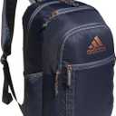 adidas Excel Backpack, Durable Large Athletic Laptop Bag, Shadow Navy/Onix Grey/Rose Gold/Grey, One Size