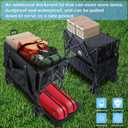 700lb Double Decker Wagon Collapsible Cart Foldable Heavy Duty Wagon Collapsible400L,54" Extended Foldable Cart with Wheels for Camping Fishing & Outdoor Use, Beach cart