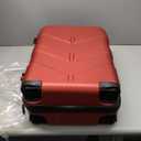 Hardside Carry On Luggage 22x14x9 Airline Approved with Spinner Wheels, 20-inch Carry-On Suitcase for Women & Men, Red