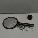 YISSVIC Electric Fly Swatter 4000V Bug Zapper Racket Dual Modes Mosquito Killer with Purple Mosquito Light Rechargeable for Indoor Home Office Backyard Patio Camping (Black-1 Pack)