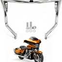 Engine Guard Highway Bar Crash Bar for 2009-2023 Harley Davidson Touring Road Glide Road King Street Glide Electra Glide CVO and Trike Models, Chrome