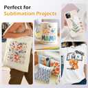 Colemoly Sublimation Paper 8.5x11, 300 Sheets Heat Transfer Paper for Any Inkjet Printer 125g with Thermal Sublimation Ink on Coated, Phone Cases, Light Fabrics, DIY Projects, T-Shirts, Mugs