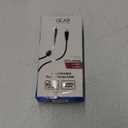 Zgear DC-USBCCB6M-BC Cable, Nylon Fiber, Black/Chrome 6 Foot