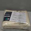 LuxClub 4 PC King Size Sheet Set Deep Pockets 18" Wrinkle Free Cooling Bed Sheets Machine Washable Hotel Bedding Silky Soft - Cream King