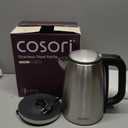 COSORI Electric Kettle, Plastic-Free Interior, 2 Lid Opening Angles, Easy to Clean, Automatic Shut Off & Boil-Dry Protection, Stainless Steel Tea Kettle, Hot Water Boiler & Heater, 1.7L, 1500W