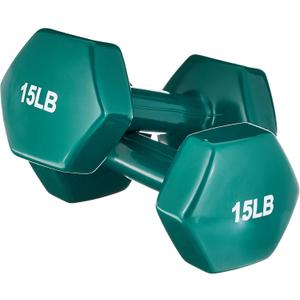 Amazon Basics Vinyl Coated Dumbbell Hand Weights